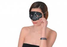 Maschera Nera Lucida Occhi e