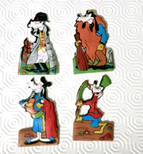 Lotto 4 figurine Plasteco