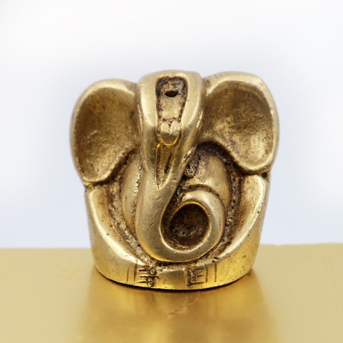 Statua ganesh ottone - in,