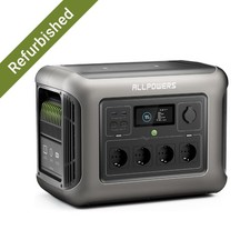 ALLPOWERS Stazione di Alimentazione Portatile 1800W 1152Wh LiFePO4 Generatore Solare Camper