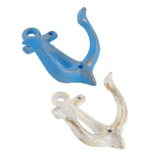 2pz Ganci da Parete in Metallo