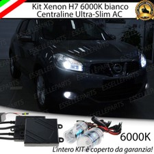 KIT XENON XENO H7 AC 6000K 35W PER NISSAN QASHQAI J10 RESTYLING 100% NO ERROR