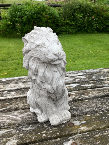 Ornamento leone giardino in - ornamento,