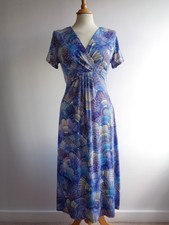 Abito in jersey blu giallo PER