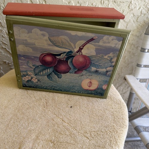 Scatola legno massello con - in,