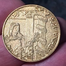 Medaglia moneta Commemorativa Athinai 1896 GIOCHI OLIMPICI 2006 Torino