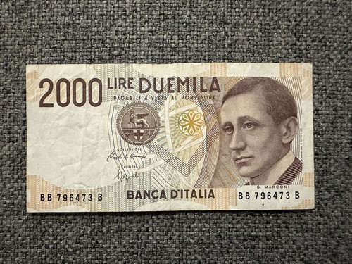 000 lire marconi - marconi,