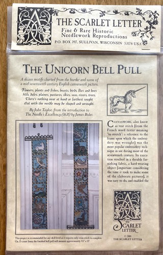Lettera scarlatta unicorno - la,