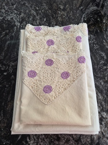 Vintage mussola top lenzuolo - vintage,