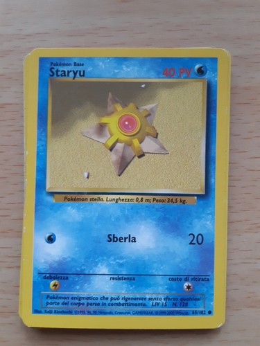 Staryu carta pokémon - 9,