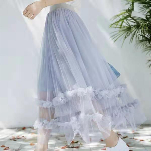 Gonna trasparente tulle per - in,