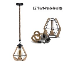 E27 Set Cavo Canapa Rustico