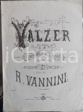1870 ca R. VANNINI Valzer nel ballo 'La Semiramide del Nord' *Ed. BLANCHI
