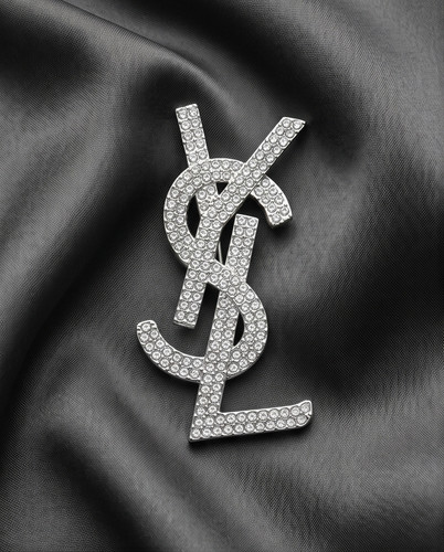 Spilla ysl originale logo - spilla,