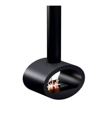 BIOCAMINO DA SOFFITTO RUBY MODELLO CERVINIA NERO