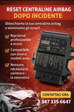 RESET CENTRALINA AIR BAG DOPO