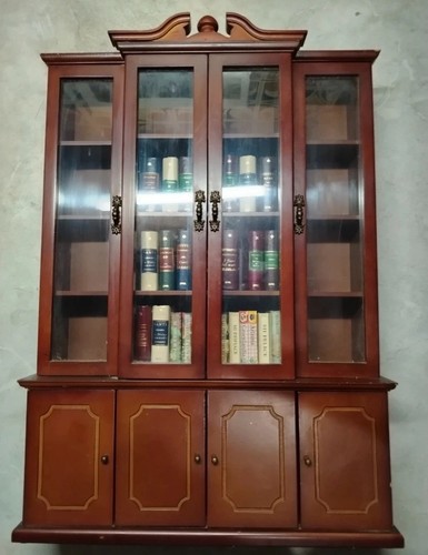 Mini libreria legno con - legno,