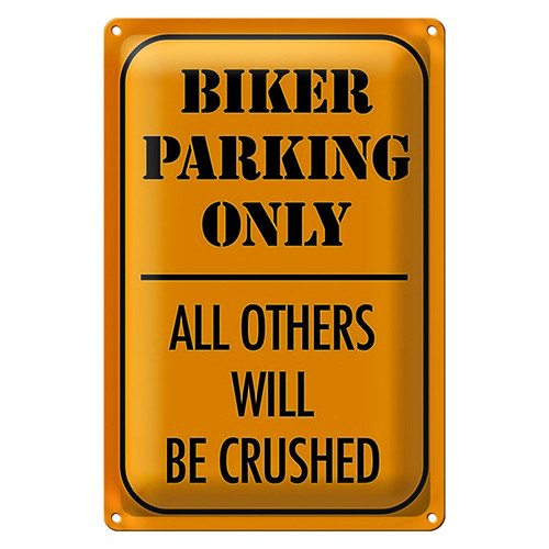 Blechschild parken 20x30cm - parken,