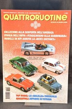 QUATTRORUOTINE N° 198 RIVISTA DI MODELLISMO ANNO 1996 FERRARI F50 FIAT 600