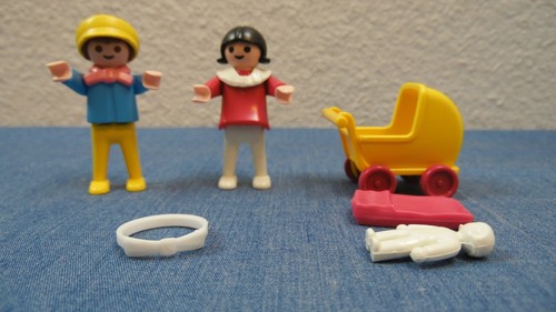 Playmobil baby doll passeggino - baby,