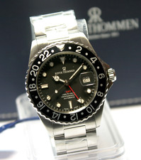 Revue Thommen Diver (300m) GMT automatico ref. 17572.2137 nero mai indossato