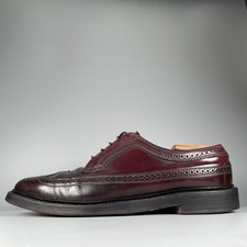 Florsheim Imperial 93605 Uomo 9,5 C Burgundy Shell Cordovan Ala Lunga Punta alare