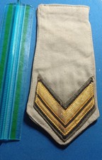 VECCHIA BANDELLA GRADO MILITARE DIVISA UNIFORME DROP SERGENTE ESERCITO