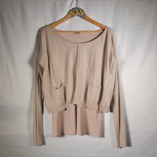 Cardigan sportivo beige - sportivo,