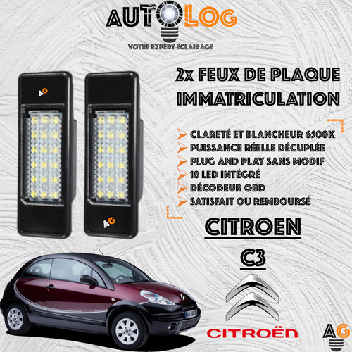 Feux de plaque - 2x,