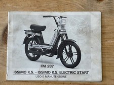 LIBRETTO USO E MANUTENZIONE FANTIC MOTOR ISSIMO KS