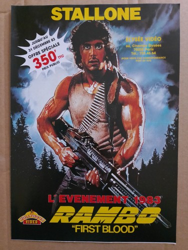 Vhs trade rambo - vhs,