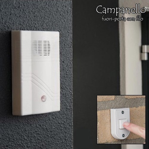 Campanello con ricevitore - ricevitore, per