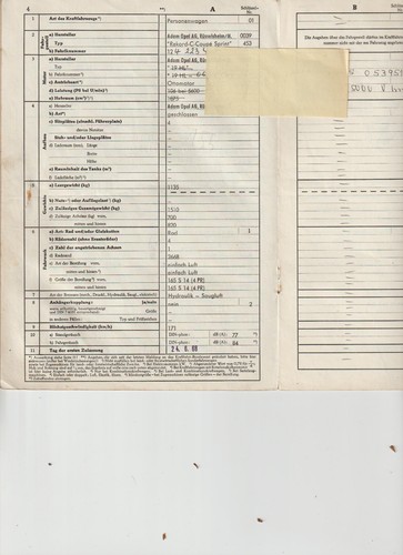 Opel rekord coupe - coupe, sprint