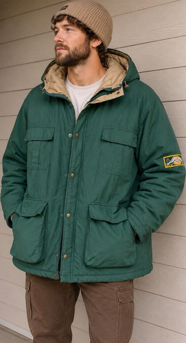 Giacca parka vintage bean - giacca,