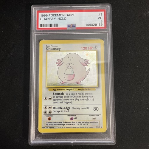 Chansey psa set - chansey, 3