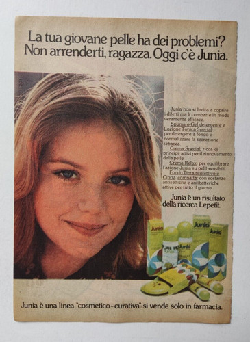 Pubblicita junia cosmetici - pubblicita',