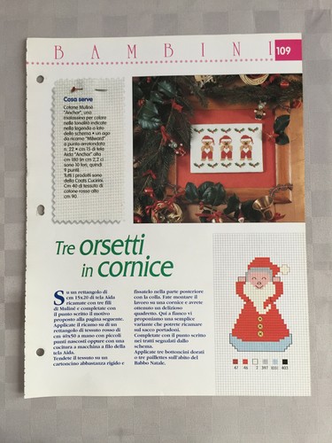 Schema punto croce - , tre