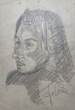 Disegno Ritratto Uno Donna