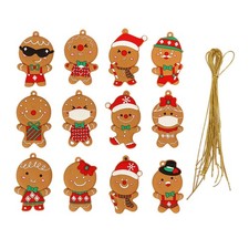 12pcs albero di natale appeso