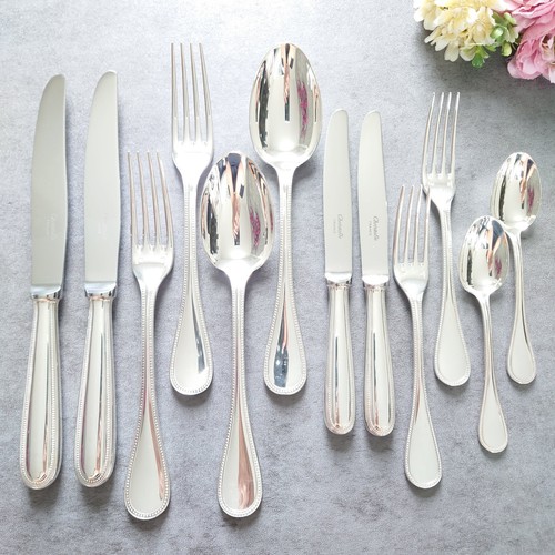 Christofle perles silverplated - christofle,