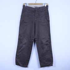 Pantalone AVIREX Uomo Taglia 29 Cotone Marrone Man Trousers Casual Comodo Logo