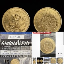Mon Oro 20 Pesos Mexicanos