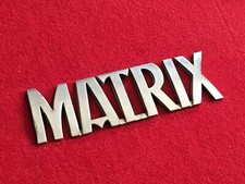 HYUNDAI MATRIX LOGO SIGLA EMBLEMA FREGIO STEMMA SCRITTA TARGHETTA BADGE PLACCA