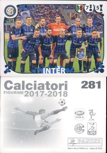 Calciatori panini 2017 - calciatori, 2017-18
