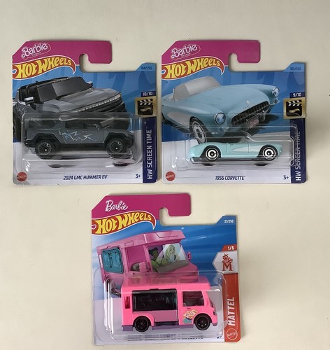 Hot wheels fascio barbie - hot, x3