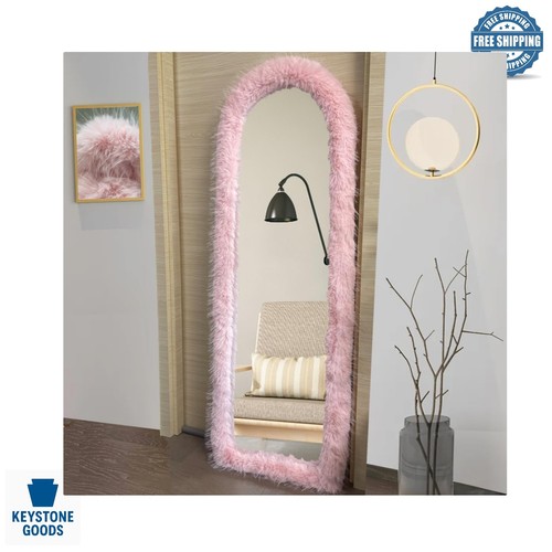 Coprispecchietto rosa fluffy - coprispecchietto,