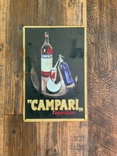 Insegna in metallo Campari