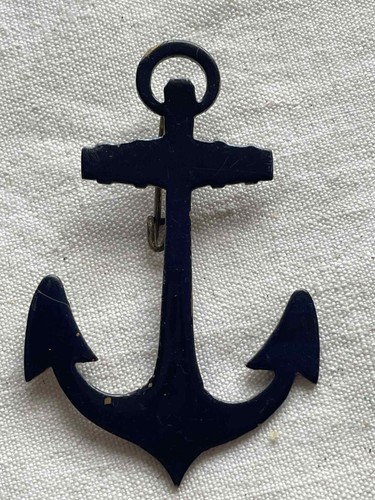 Ancien insigne broche ancre - ancien,