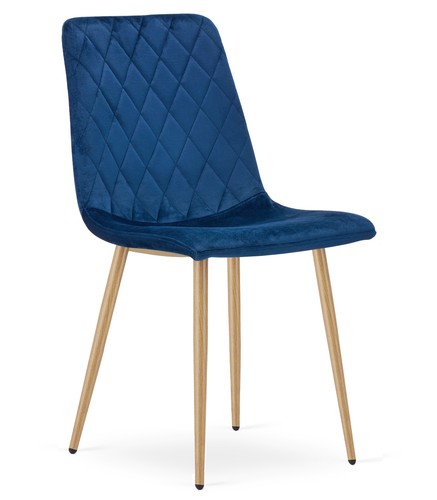 Sedia torino velluto - -, blu