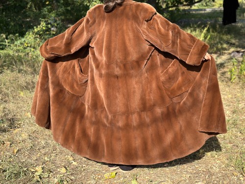 Cappotto visone visone rasato